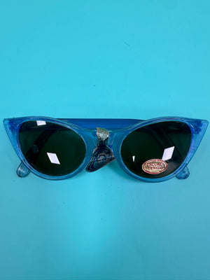 Perfect for Goodwood Revival, Original 1950s Sunglasses in Blue